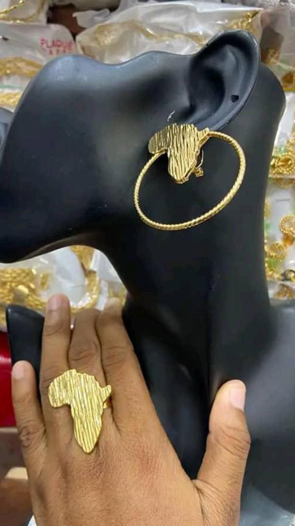 AFRICA ( Earrings & Finger ring )